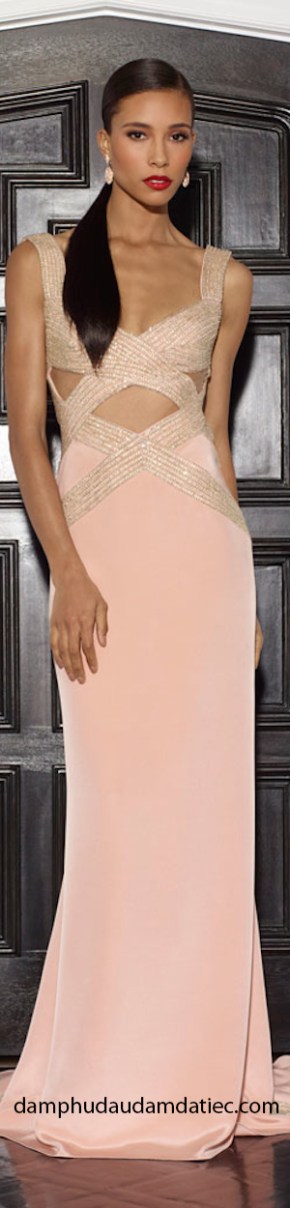 dam da tiec cut out mau hong cam nhat