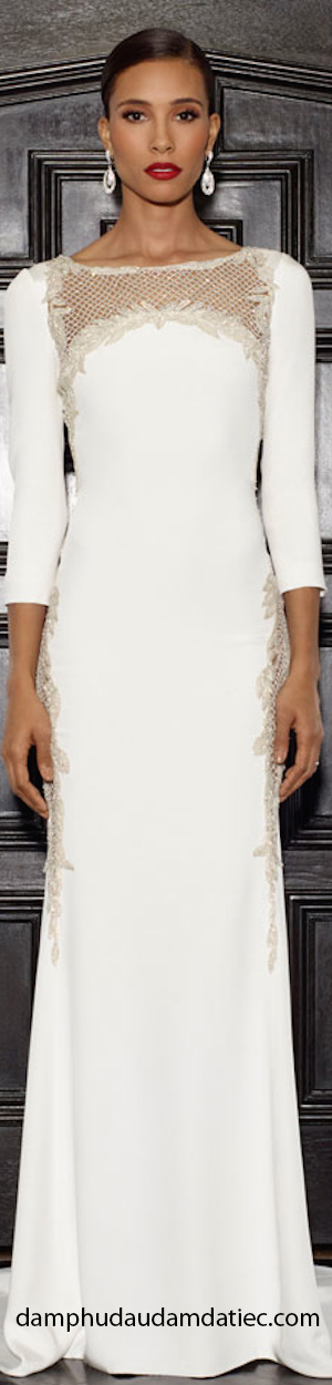 dam da tiec dai mau trang cut out gợi cảm 