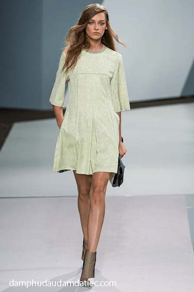 dam da tiec chu a mau xanh la don gian sang trong 