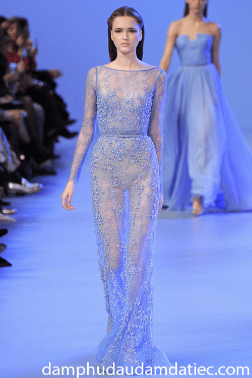 ao cuoi da tiec/ dam da tiec duoi ca tay dai dap ren long lay 