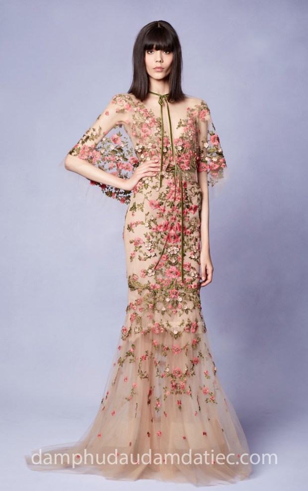 dam da hoi dam da tiec Marchesa Resort SS18 LOOK-17 may dam da hoi dep sai gon meera meera fashion concept