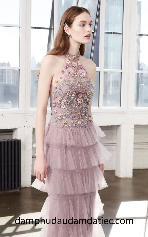 may dam da tiec tp hcm may dam cuoi dam da hoi MARCHESA-NOTTE-FW17-LOOK-1 ao cuoi meera meera bridal