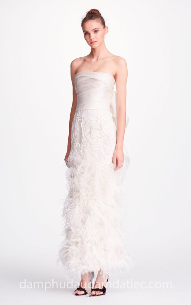 dam da tiec cup nguc tp hcm Marchesa SS18 Evening M21911 may dam da tiec dep sai gon meera meera fashion concept