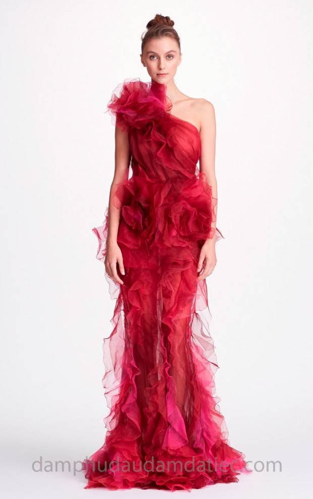 dam da hoi an tuong Marchesa SS18 Evening M21811 dia chi may dam da hoi dep tp hcm ao cuoi meera meera fashion concept