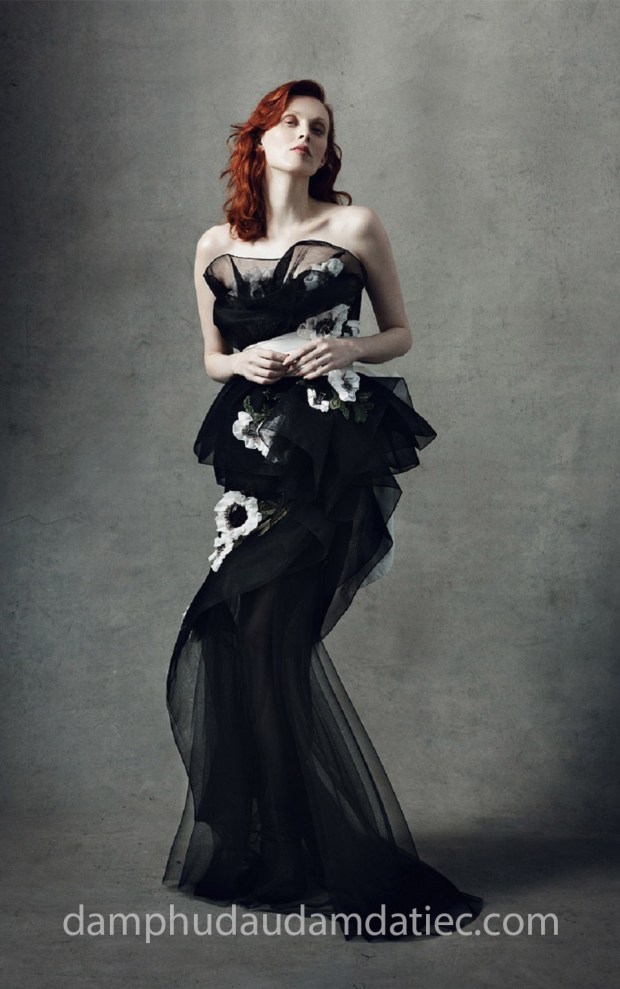 dam da hoi duoi ca MARCHESA Fall 2018-Look 4 dia chi may dam da hoi dep sai gon tp hcm ao cuoi cao cap meera meera fashion concept