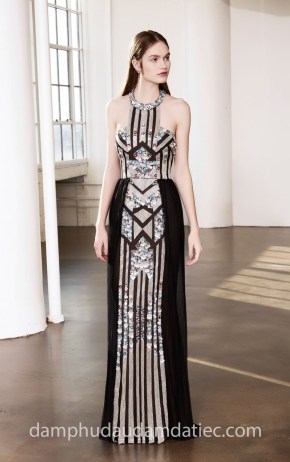 ĐẦM DẠ TIỆC CỔ YẾM LẠ MẮT MARCHESA MAY ĐẦM DẠ TIỆC ĐẸP SÀI GÒN XƯỞNG MAY VÁY CƯỚI CAO CẤP MEERA MEERA FASHION CONCEPT