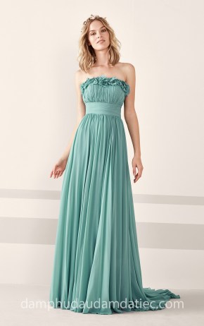 Đầm dạ tiệc cúp ngực 2018 Pronovias Cocktail Dress 2018 đầm cúp ngực May đầm dạ tiệc đẹp sÀI gÒN May áo cưới đẹp Meera Meera Fashion Concept