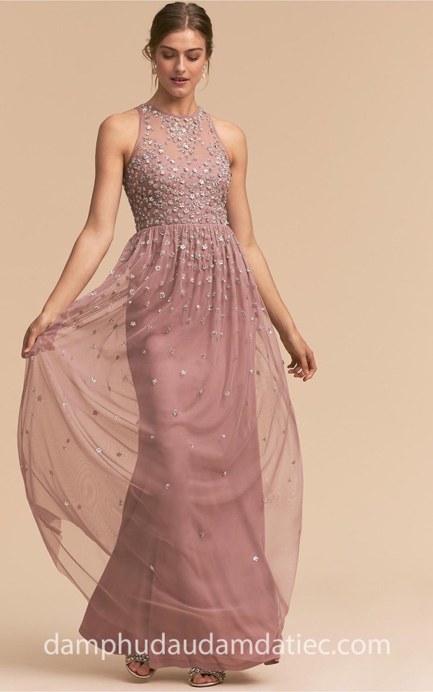 dam da tiec duoi ca co yem 2018 BHLDN Ginny Dress may dam da tiec dam da hoi dep tp hcm ao cuoi cao cap meera meera fashion concept