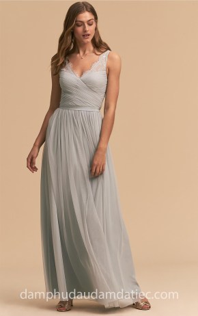 đầm phụ dâu chữ a ren BHLDN 2018 địa chỉ may đầm phụ dâu TP HCM xưởng may áo cưới cao cấp Meera Meera Fashion Concept