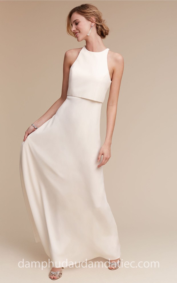 dam phu dau dep BHLDN Bridal 2018 Iva Crepe Maxi dia chi may dam phu dau tp hcm ao cuoi meera meera fashion concept