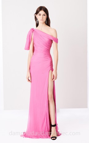 đầm dạ tiệc lệch vai xẻ tà sexy Oscar de la Renta 2018 địa chỉ may đầm dạ hội sài gòn áo cưới meera meera fashion concept