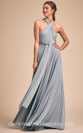 may đầm dạ tiệc đẹp TP HCM đầm cổ yếm BHLDN 2018 Ginny Dress địa chỉ may đầm dạ hội đẹp sài gòn áo cưới meera meera fashion concept