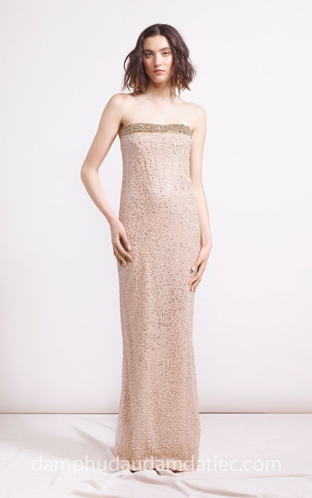 may đầm dạ tiệc đẹp sài gòn Reem Acra PreF18 look-24 may đầm dạ hội sài gòn xưởng may áo cưới meera meera fashion concept