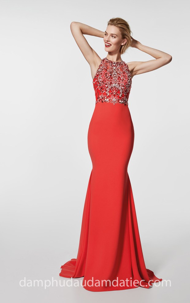 đầm dạ tiệc đuôi cá đẹp Pronovias 2018 gregal may đầm dạ tiệc tp hcm xưởng may áo cưới meera meera fashion concept
