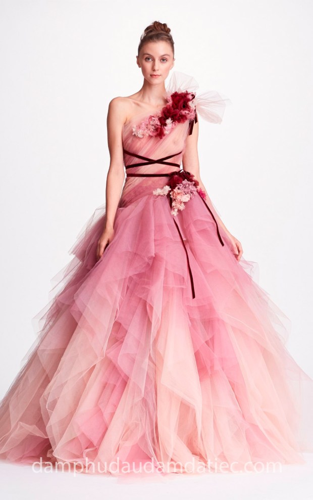 may đầm dạ hội đẹp tp hcm váy công chúa Marchesa 2018 may đầm dạ tiệc đẹp sài gòn xưởng may váy cưới cao cấp Meera Meera Fashion Concept 