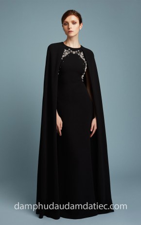 may đầm dạ tiệc đẹp tp hcm Reem Acra PreF17 look-34 may đầm dạ hội đẹp sài gòn xưởng may áo cưới meera meera fashion concept