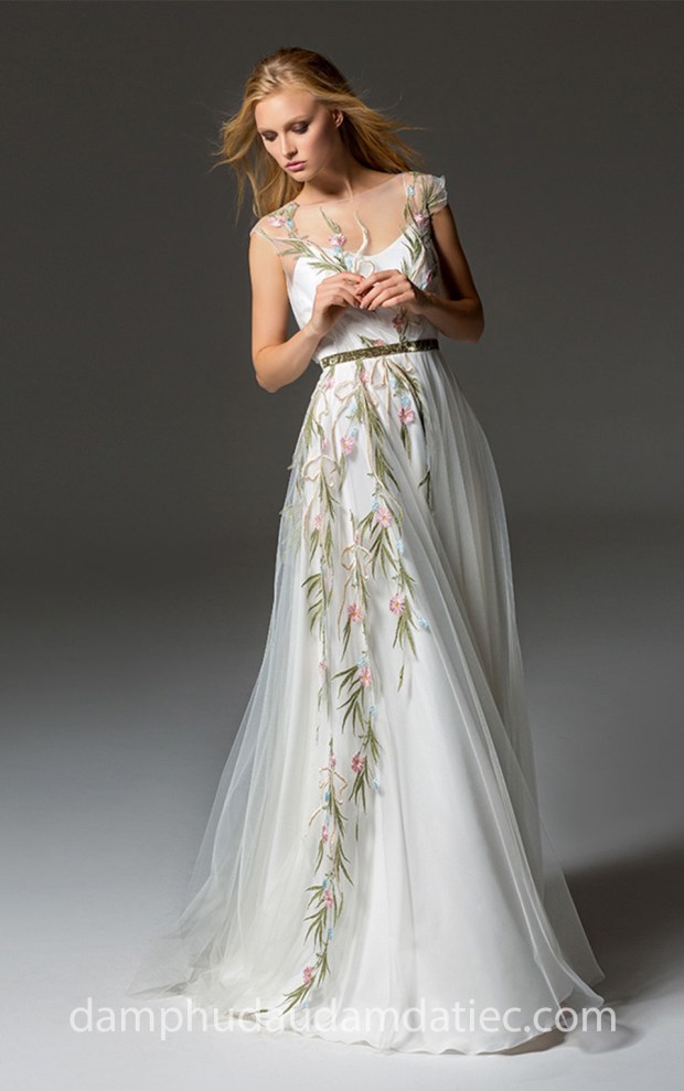 đầm dạ tiệc chữ a đẹp Papilio Boutique Evening 2018 địa chỉ may đầm dạ tiệc đẹp tp hcm xưởng váy cưới meera meera fashion concept