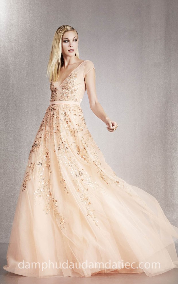 đầm dạ tiệc đẹp 2018 GEORGES-HOBEIKA-RTW-SS-18 may đầm dạ hội đẹp tp hcm sài gòn meera meera bridal