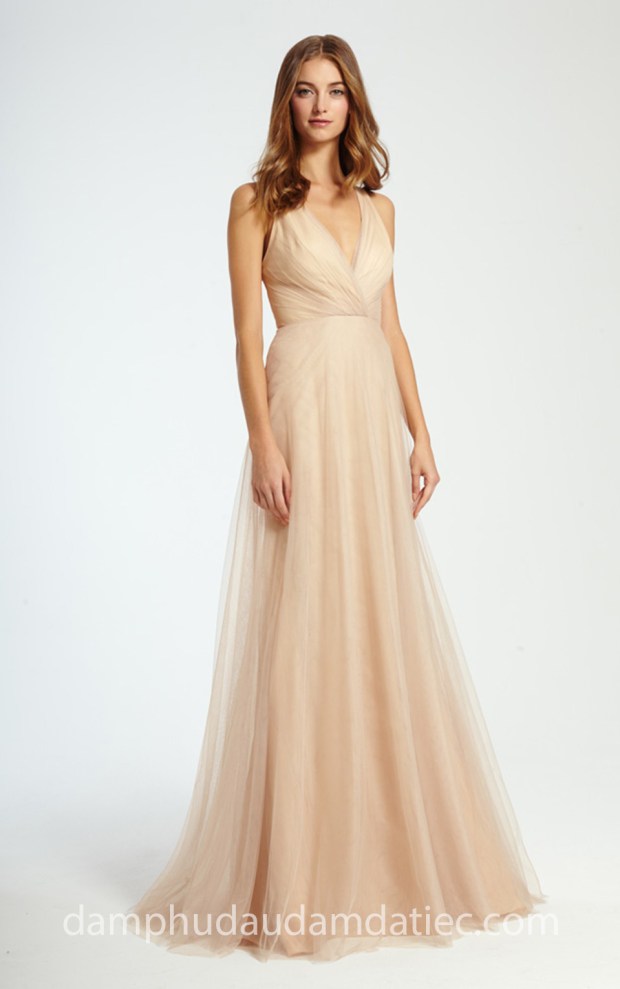 may đầm phụ dâu đẹp tp hcm Monique Lhuillier Bridesmaid xưởng may áo cưới meera meera fashion concept