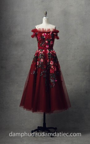 may đầm dạ tiệc đẹp tp hcm MARCHESA Fall 2018 đầm dạ hội sài gòn may áo cưới meera meera