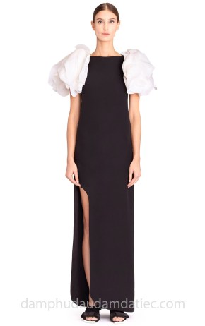 may đầm dạ tiệc đẹp sài gòn đầm xẻ tà sexy Lanvin Summer 2018 Long Slit đầm dạ hội đẹp tp hcm meera meera fashion concept