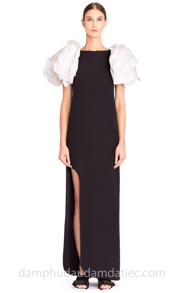 may đầm dạ tiệc đẹp sài gòn đầm xẻ tà sexy Lanvin Summer 2018 Long Slit đầm dạ hội đẹp tp hcm meera meera fashion concept