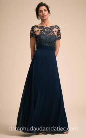 đầm dạ tiệc ren cho mẹ cô dâu BHLDN 2018 Guthrie may đầm dạ tiệc đẹp tp hcm áo cưới meera meera