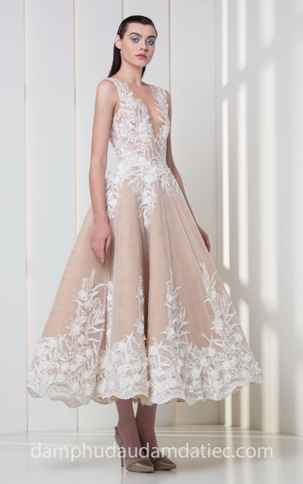xưởng may đầm dạ hội đẹp tp hcm sai gon ao cuoi meera meera fashion concept đầm công chúa tea length Tony-Ward-PAP-FW-1718-08