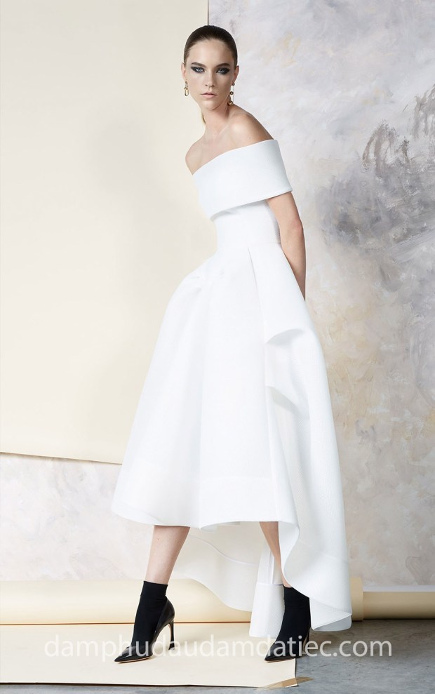 may đầm dạ tiệc đẹp tp hcm áo cưới meera meera bridal đầm mullet Maticevski-Fall-2018