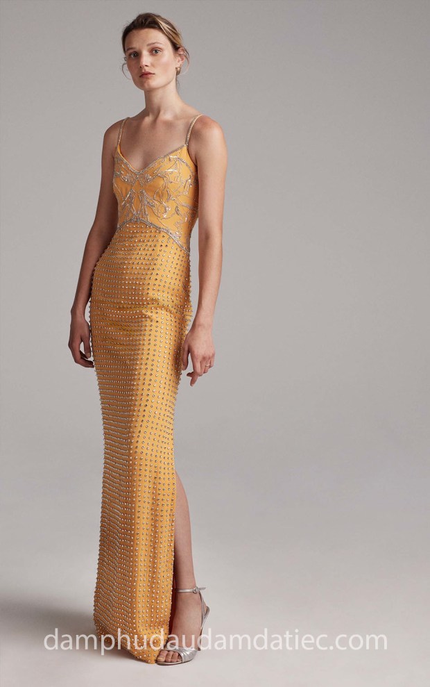 xưởng may đầm dạ tiệc đẹp tp hcm sài gòn áo cưới meera meera đầm đuôi cá xẻ tà sexy Elizabeth-Kennedy-Spring-2018_20