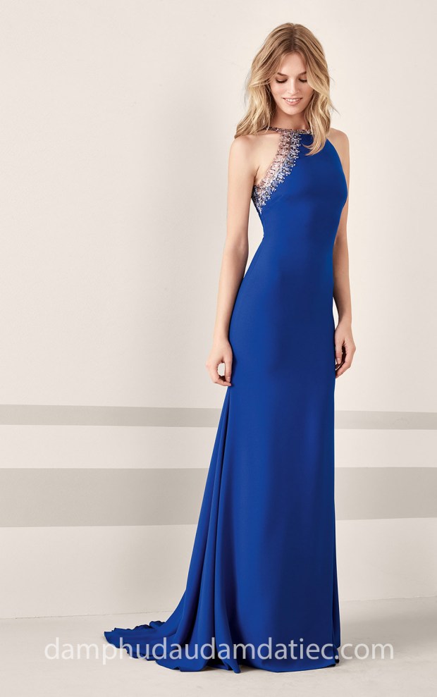 xưởng may đầm dạ tiệc đẹp tp hcm sài gòn áo cưới meera meera bridal váy yếm Pronovias Cocktail 2018 Jari