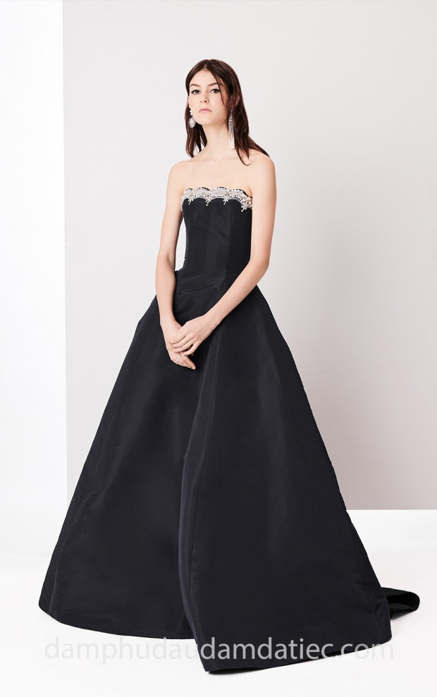đầm dạ hội công chúa đẹp tp hcm sài gòn meera meera fashion concept váy công chúa cúp dzú Oscar de la Renta 2018 SCALLOP