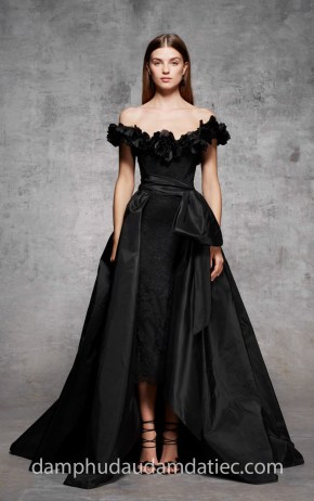 đầm dạ hội công chúa MARCHESA-PF18-LOOK18 may đầm dạ tiệc đẹp sài gòn tp hcm áo cưới meera meera fashion concept