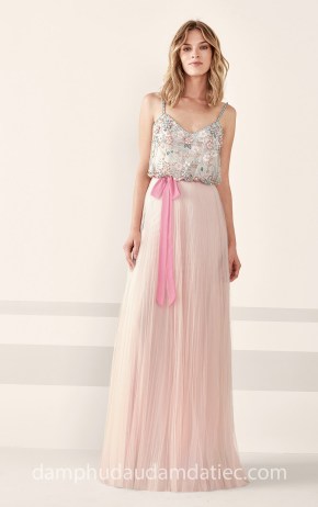 may đầm dạ hội đẹp tp hcm sài gòn váy cưới meera meera fashion concept đầm 2 dây Pronovias Cocktail 2018 Joanna