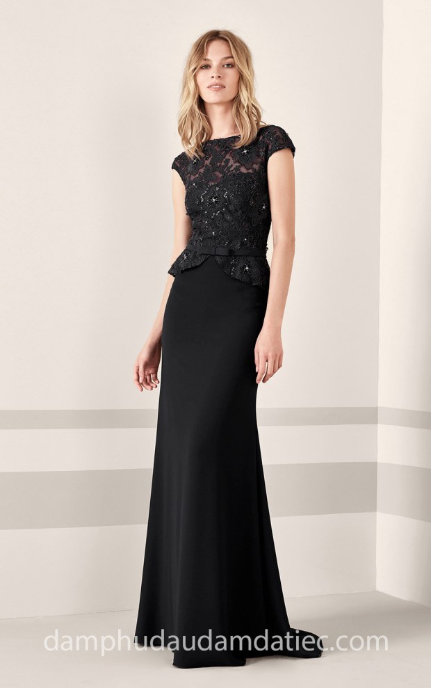 may đầm dạ tiệc đẹp tp hcm sài gòn áo cưới meera meera đầm đuôi cá peplum Pronovias Cocktail 2018 Jardin