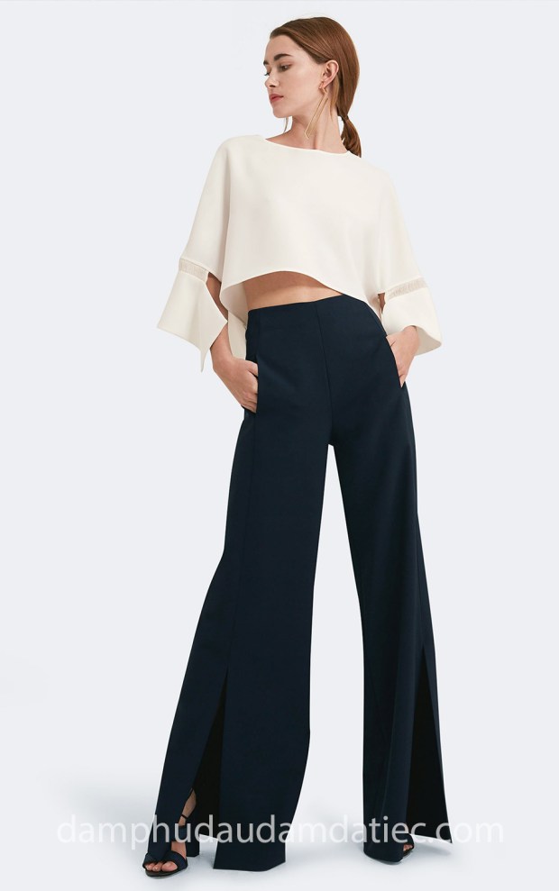 may đầm dạ teic65 đẹp tp hcm sài gòn áo cưới meera meera váy crop top AQ AQ 2018 Misha Wide Leg