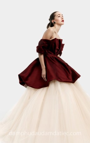 may đầm dạ tiệc đẹp tp hcm sài gòn meera meera fashion concept đầm công chúa cúp ngực ELIZABETH KENNEDY F17_LOOK4