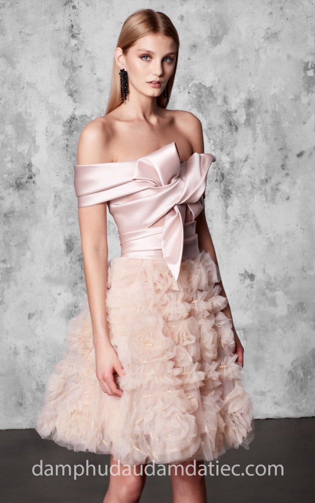 xưởng may đầm dạ tiệc dạ hội đẹp tp hcm sài gòn áo cưới meera meera bridal Marchesa Notte Resort 2018 LOOK_16