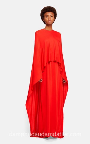 xưởng may đầm dạ tiệc dạ hội đẹp tp hcm sài gòn áo cưới meera meera đầm cape sang trọng Stella McCartney 2018 Eilise