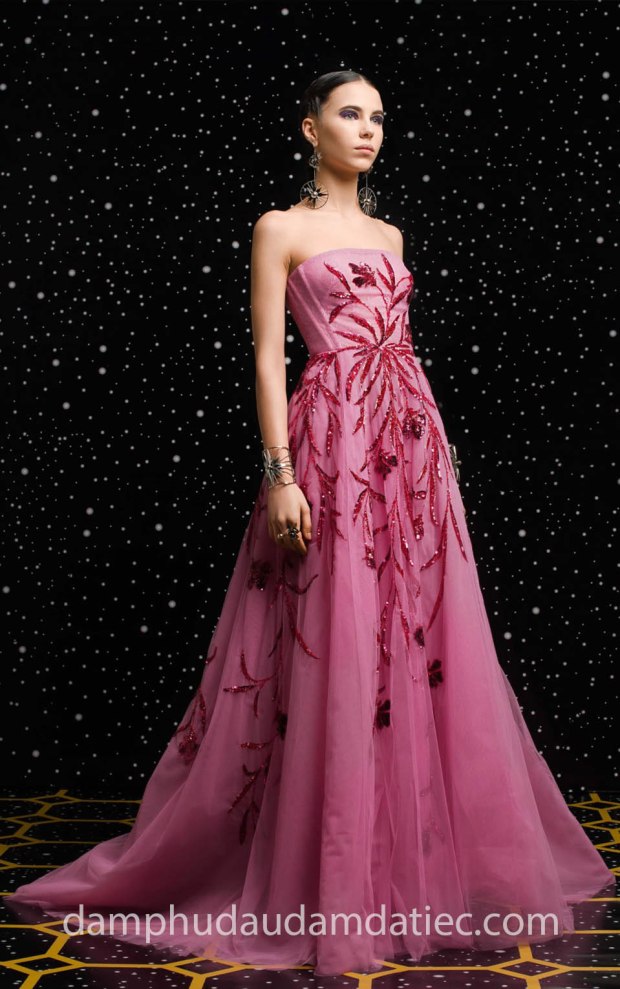 đầm dạ hội công chúa GEORGES-HOBEIKA-RTW-AW-1819-Look26 may áo cưới đầm phụ dâu đẹp tp hcm meera meera bridal