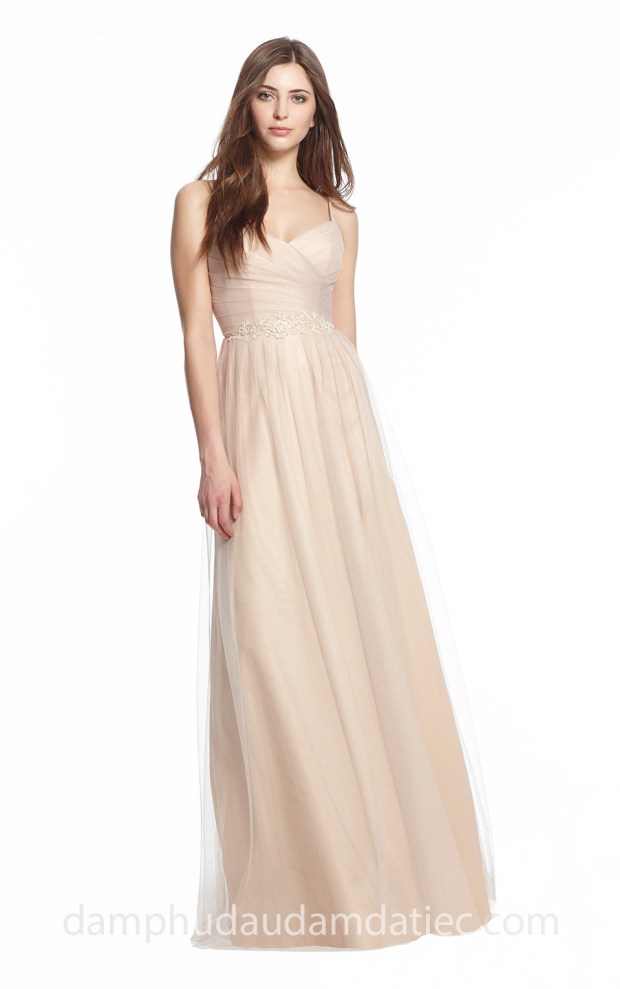 đầm phụ dâu đẹp Monique Lhuillier Bridesmaid SS18 Sand may đầm dạ hội sài gòn tp hcm meera meera fashion concept