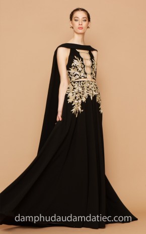 may dam da tiec dep tp hcm sai gon ao cuoi meera meera bridal dam cape GEORGES-HOBEIKA-RTW-FW-17