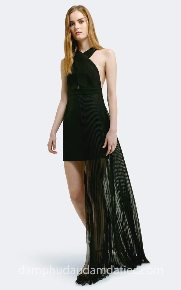 may đầm dạ tiệc đẹp tp hcm sài gòn meera meera fashion concept đầm xuyên thấu AQ AQ 2018 Ailla Halterneck_5