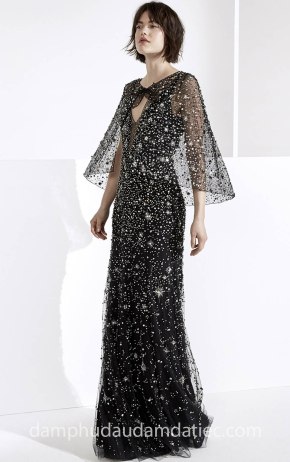 xưởng may áo cưới đẹp meera meera fashion concept đầm dạ tiệc cape Jenny Packham AW18 Vela