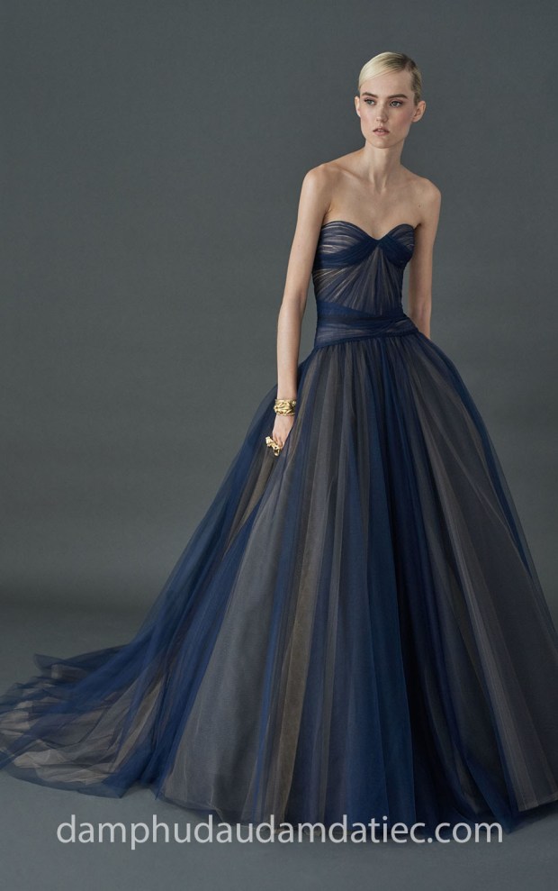 dam da hoi cong chua cup nguc J.Mendel Resort 18 Look 21 ao cuoi meera meera fashion concept