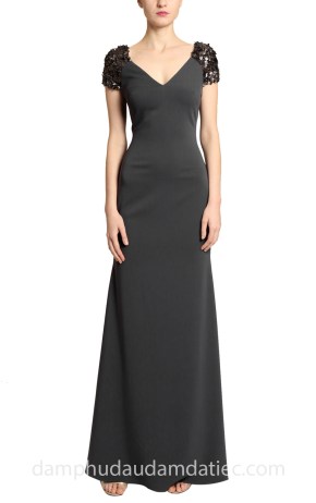may dam da tiec dep tp hcm sai gon ao cuoi meera meera Badgley Mischka Charcoal