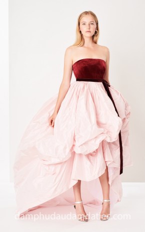 may dam da tiec dep tp hcm sai gon meera meera bridal Oscar de la Renta 2018 Velvet Taffeta