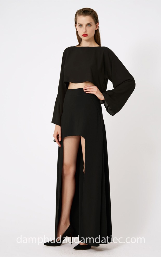 dam da tiec crop top may ao cuoi dep tp hcm sai gon meera meera fashion concept AQ AQ 2018 Laura Asymmetric_5