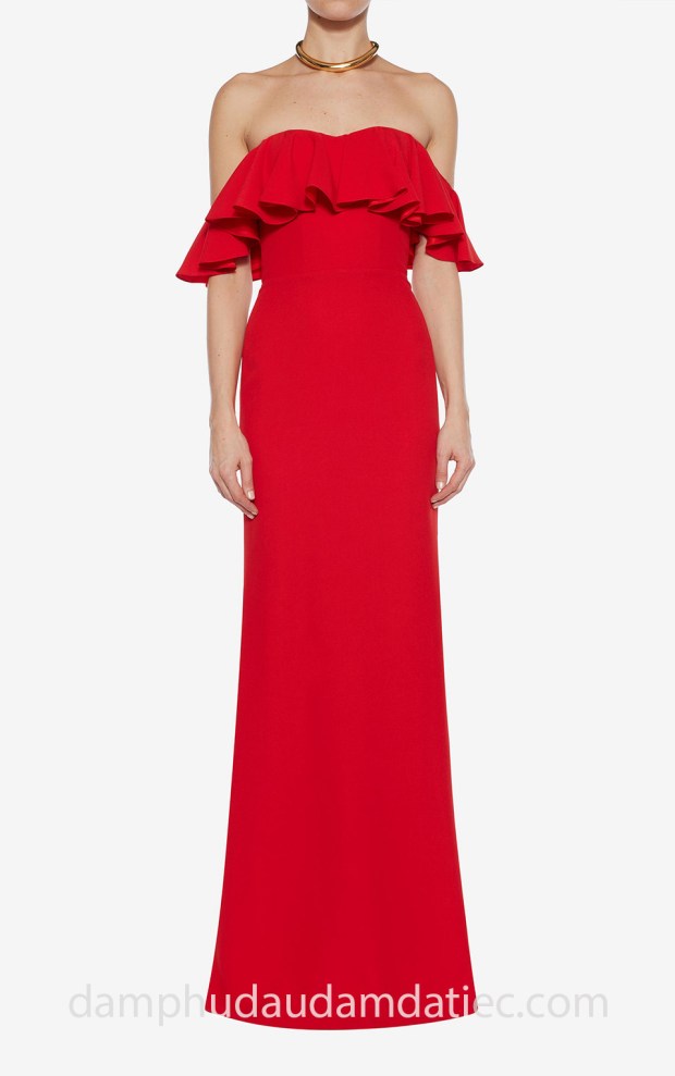 may ao cuoi dep dam da tiec meera meera fashion concept Alexander McQueen Fall 2018 Off