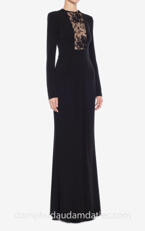 may dam da tiec dep tp hcm sai gon meera meera fashion concept dam tay dai Alexander McQueen PreFall 2018 Lace Panel_4